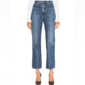 Agolde Pinch Waist High Rise Kick ankle crop in Placebo size 27